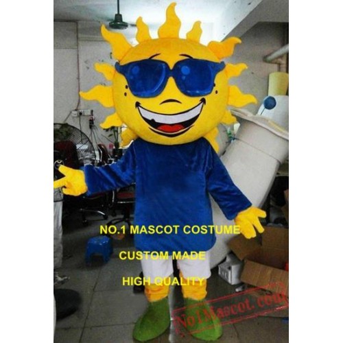 Summer Seaside Beach Sunny Sun Mascot Costume