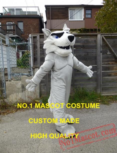 Light Grey Husky Mascot Costume 8920