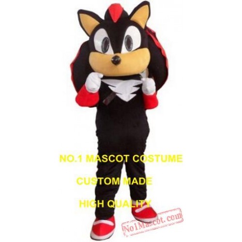 Popular Cartoon Black Hedgehog Mascot Costume