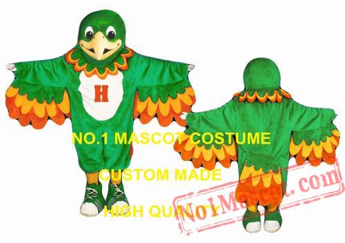 Green Parrot Mascot Costume